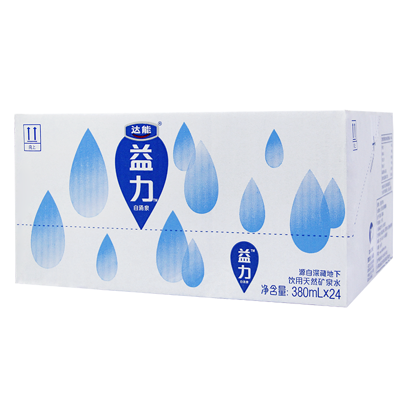 益力天然矿泉水 380ml*24瓶 整箱